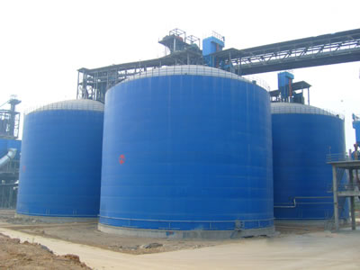 万山水泥钢板库改造